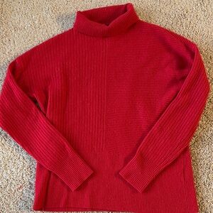 Summersalt The Luxe Cashmere Blend Funnel Neck Sweater. size S
